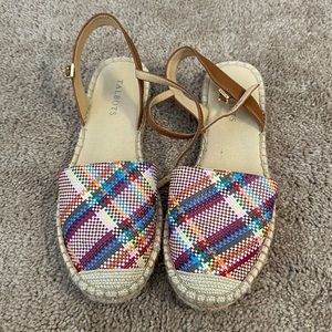 Size 8.5 summer espadrille sandals by Talbot